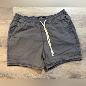 Hollister Epic Flex Jogger Shorts 5” Gray Men’s Size XL w/Pockets & Drawstring